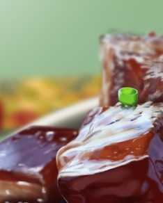 ‘PS鼠绘逼真的红烧肉‘