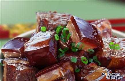 ‘PS鼠绘逼真的红烧肉‘