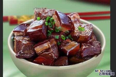 ‘PS鼠绘逼真的红烧肉‘