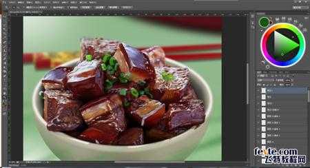 ‘PS鼠绘逼真的红烧肉‘