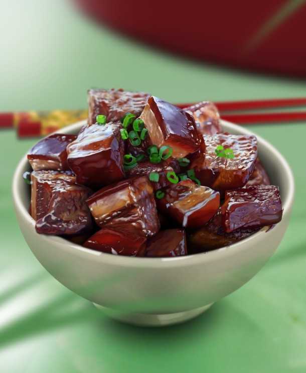 ‘PS鼠绘逼真的红烧肉‘