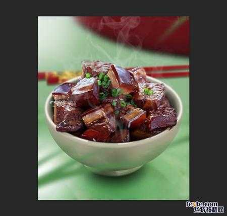 ‘PS鼠绘逼真的红烧肉‘