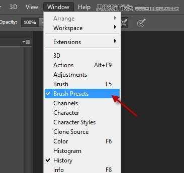 ‘Photoshop新手教程之解析入门笔刷知识‘