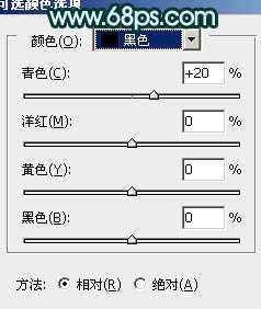 ‘Photoshop将美女图片调成古典暗青色‘