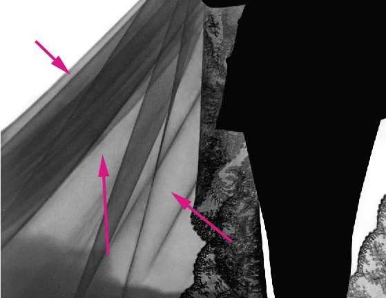 ‘photoshop利用灰色通道完美抠出穿婚纱的模特换背景‘