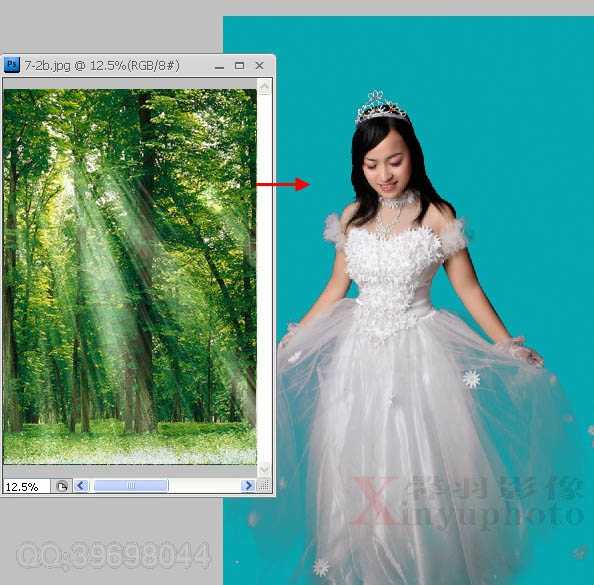 ‘Photoshop制作唯美的粉红色蝴蝶仙子效果教程‘