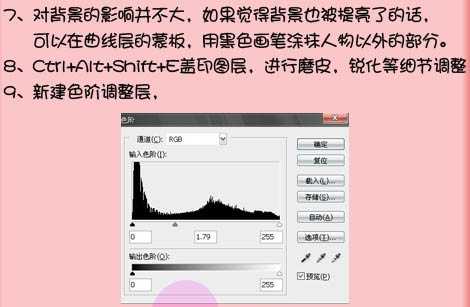 ‘利用计算为失真的人物图片美白及磨皮‘