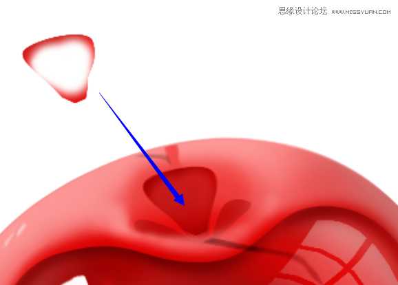 ‘Photoshop绘制晶莹剔透有质感的红色水晶樱桃‘