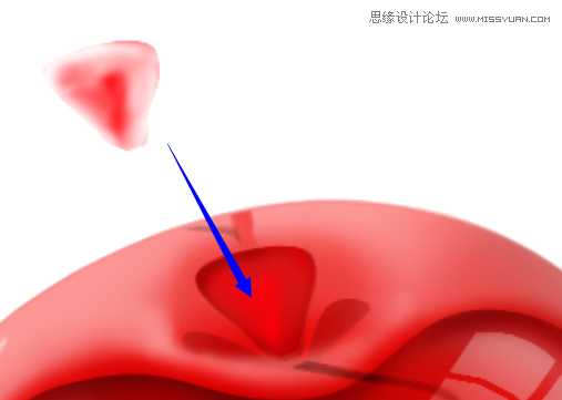‘Photoshop绘制晶莹剔透有质感的红色水晶樱桃‘