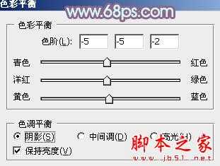 ‘Photoshop将花边的美女调制出甜美的暖紫色‘