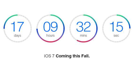 ‘PS创建简单的苹果IOS7系统中的倒数计时器图片‘