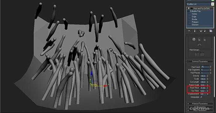 3dsmax毛发系统制作海葵 脚本之家 max渲染教程