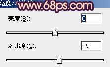 ‘Photoshop将树林婚片调制出柔美的暗调紫褐色效果‘