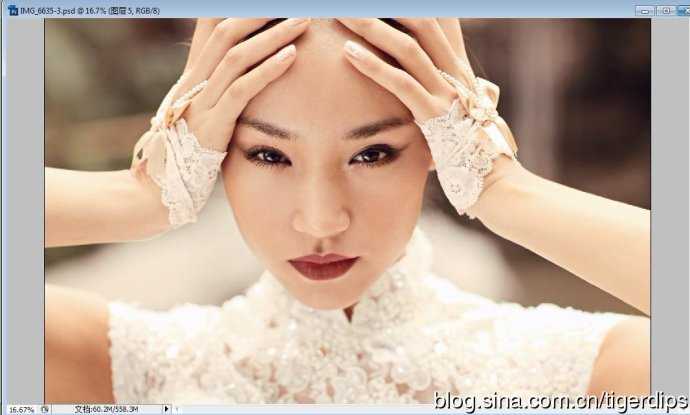 ‘Photoshop使用Lab模式为外景美女调制出通透的蜜糖色‘