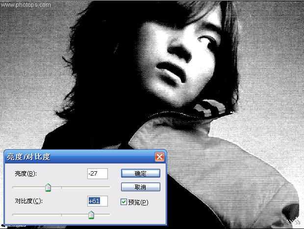 ‘Photoshop制作颓废的油画人像效果‘