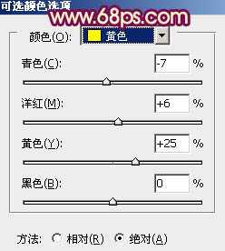 ‘Photoshop将时装美女图片调制出柔美的紫黄色‘