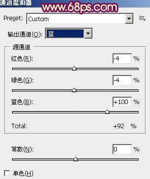 ‘Photoshop将时装美女图片调制出柔美的紫黄色‘