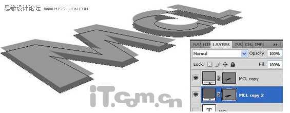 ‘Photoshop打造立体的质感文字‘