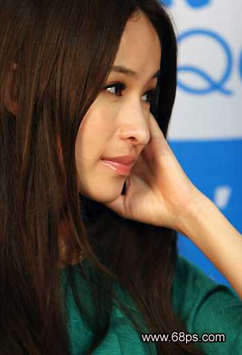 Photoshop处理美女照片为优雅签名特效_脚本之家jb51.net转载