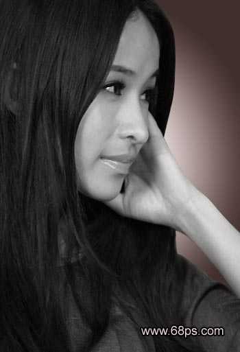 Photoshop处理美女照片为优雅签名特效_脚本之家jb51.net转载