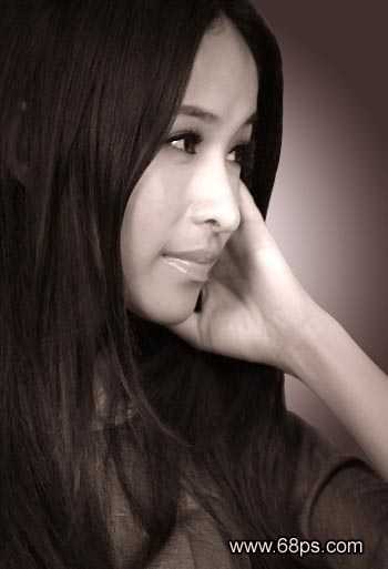 Photoshop处理美女照片为优雅签名特效_脚本之家jb51.net转载