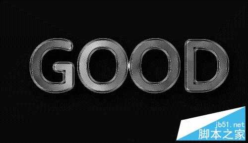 ‘用PS制作玻璃体的GOOD字体效果‘