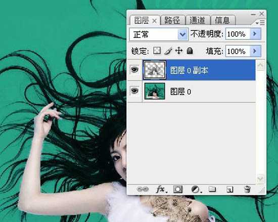 ‘photoshop利用抽出滤镜抠出背景单色发丝较多的人物图片‘