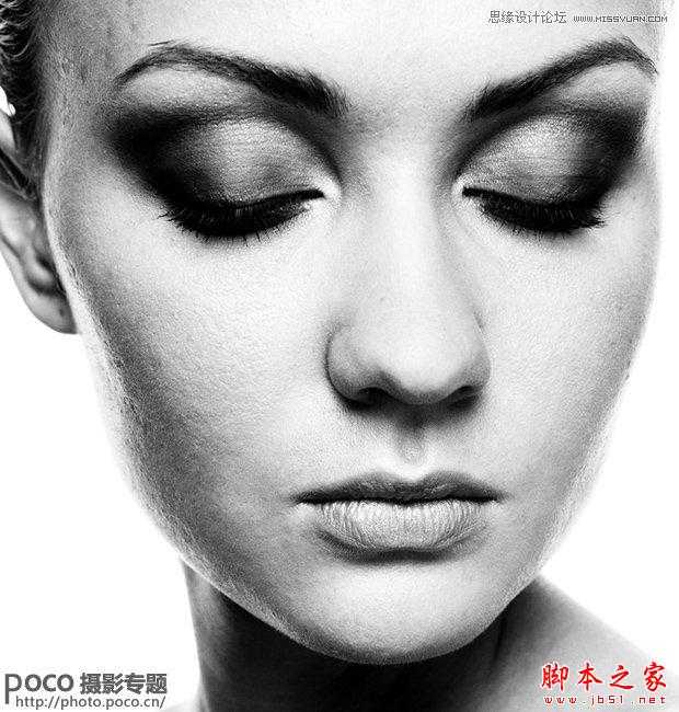 ‘Photoshop商业人像中性灰修图实例教程‘