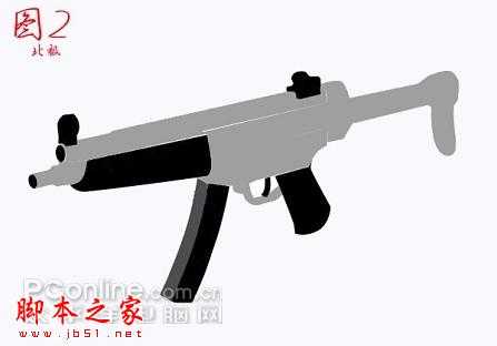 ‘Photoshop鼠绘逼真的MP5冲锋枪教程‘