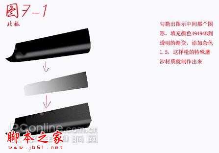 ‘Photoshop鼠绘逼真的MP5冲锋枪教程‘
