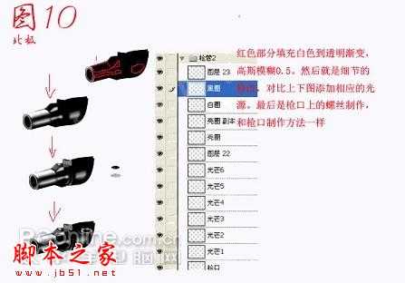 ‘Photoshop鼠绘逼真的MP5冲锋枪教程‘