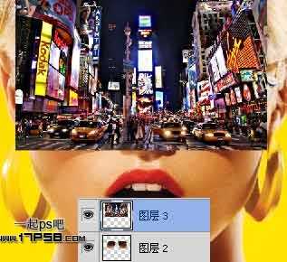 ‘photoshop合成制作出眼镜反射效果‘