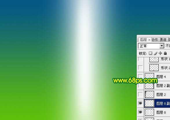 ‘Photoshop打造超梦幻的绿色光斑壁纸‘