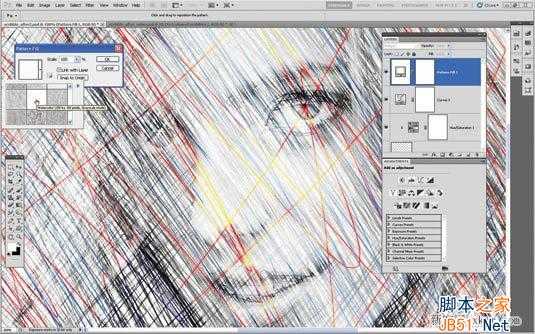 ‘ps如何把美女的照片制作成素描的效果教程‘