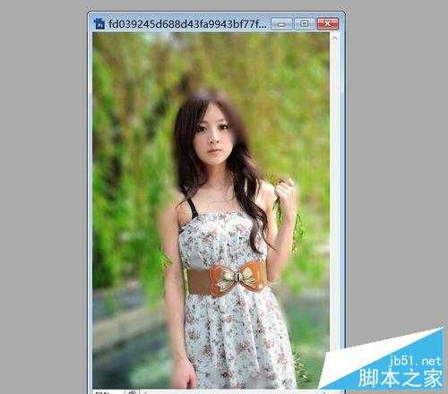 ‘PS利用滤镜中的高斯模糊对背景进行模糊处理‘