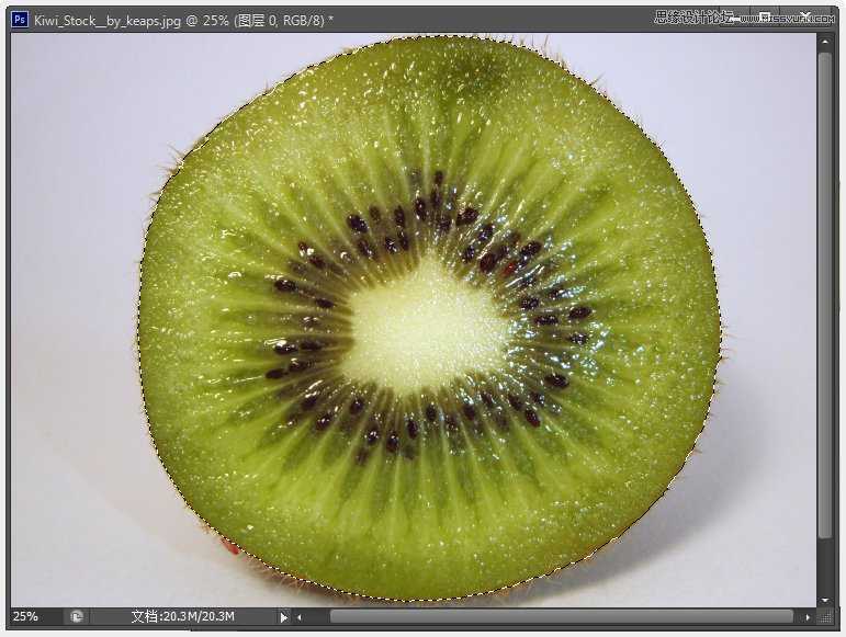 ‘Photoshop制作超酷的猕猴桃3D文字教程‘