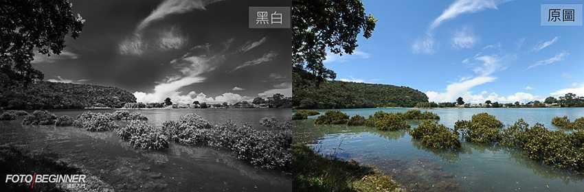 ‘PS简单后制黑白相片教学‘