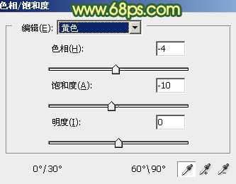 ‘Photoshop调制出甜美的橙绿色树林婚片‘