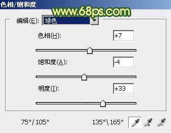 ‘Photoshop调制出甜美的橙绿色树林婚片‘