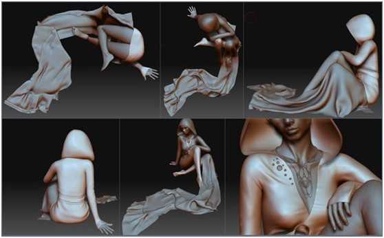 3DSMAX和ZBRUSH打造神秘少女 脚本之家 3DSMAX角色教程 技术分享