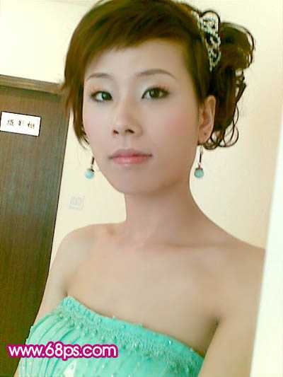 ‘Photoshop调色之偏暗人物的淡红质感肤色‘