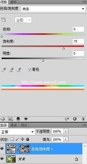 ‘ps下利用通道选区调出风景图片唯美的橙红色‘