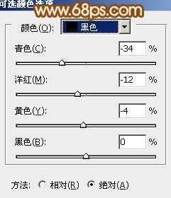 ‘Photoshop为蹲在草地看花的美女图片增加上柔和的黄褐阳光色效果‘