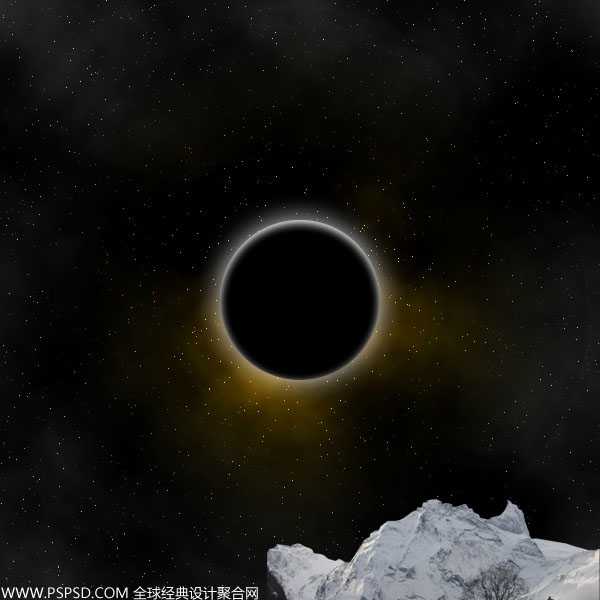 ‘Photoshop合成诗意梦幻的月全食效果图‘