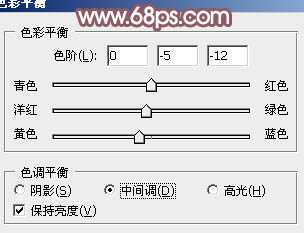 ‘Photoshop将外景美女图片调成清爽的黄褐色‘