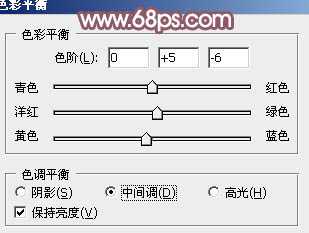 ‘Photoshop将外景美女图片调成清爽的黄褐色‘