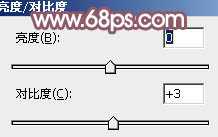 ‘Photoshop将外景美女图片调成清爽的黄褐色‘