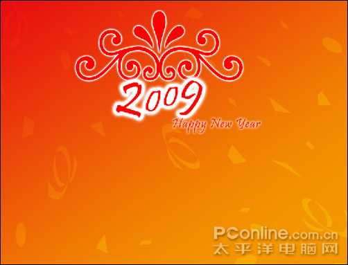 PhotoshopCS4打造新年主题海报