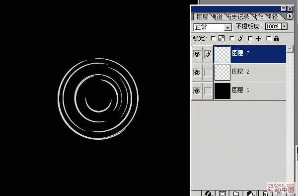 ‘Photoshop滤镜制作绚丽的圆环光束‘