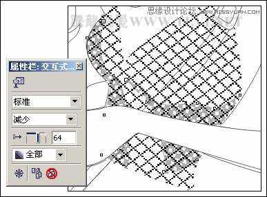 CorelDRAW绘制半调图案背景前的摩登少女,破洛洛